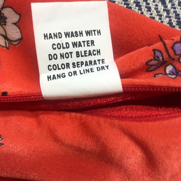 Anthropologie Honey Bunch Floral Orange Camisole Top - Picture 9 of 10